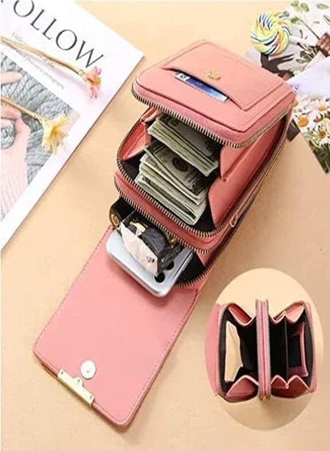 TUPERMAR Multifunctional Single Shoulder Touch Screen Phone Wallet PU Leather Crossbody Bag Shoulder Holster Bag - Image 3